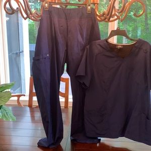 Elle navy scrubs